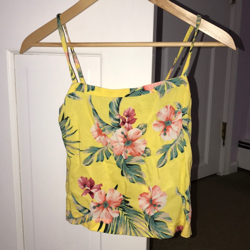 floral tank top